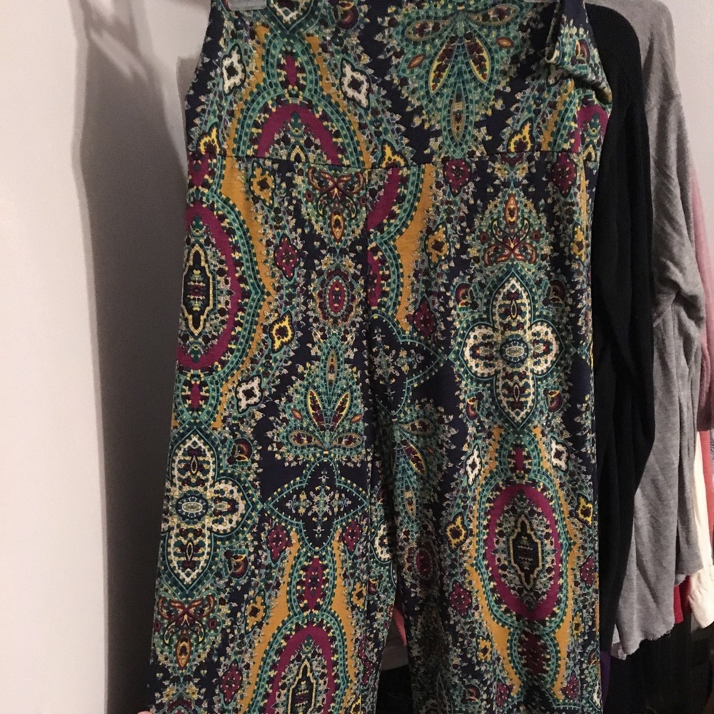 Palazzo patterned pants